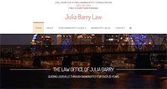 Desktop Screenshot of juliabarrylaw.com