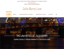 Tablet Screenshot of juliabarrylaw.com